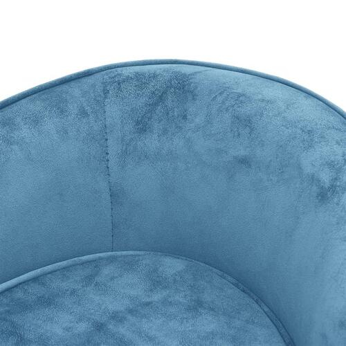 Hundesofa 69x49x40 cm plys turkis