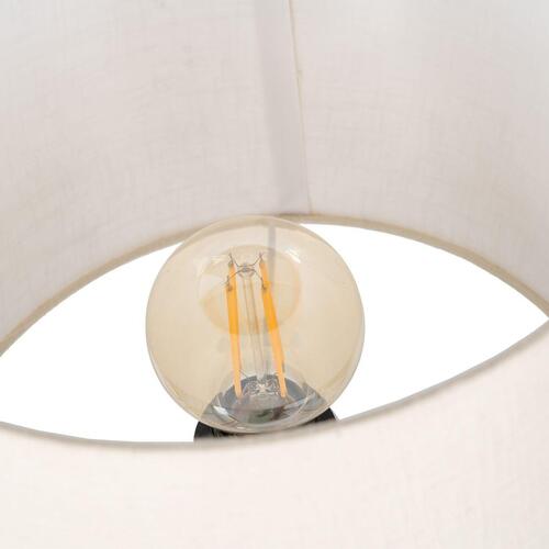 Bordlampe Hvid Gylden Bomuld Metal Krystal Kobber Jern 40 W 220 V 240 V 220-240 V 30 x 30 x 53 cm 45 x 45 x 46 cm