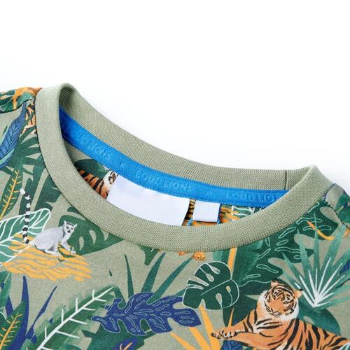 Kortærmet T-shirt til børn str. 140 flerfarvet