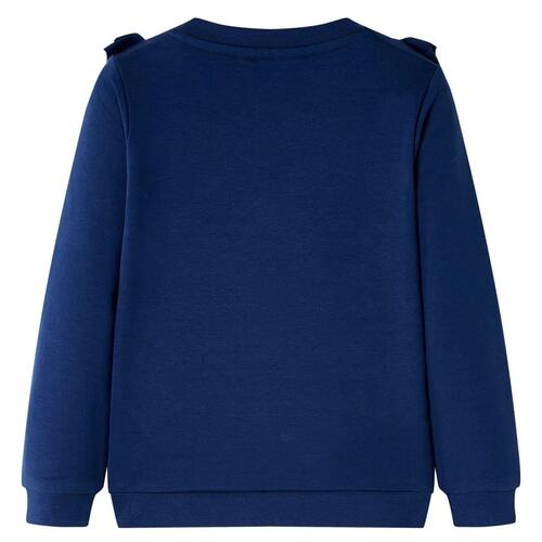 Sweatshirt til børn str. 116 marineblå
