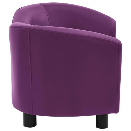 Hundesofa 67x41x39 cm kunstlæder bordeauxfarvet