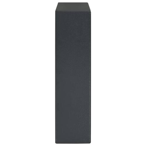 Sikkerhedsskab til nøgler grå 30 x 10 x 36,5 cm