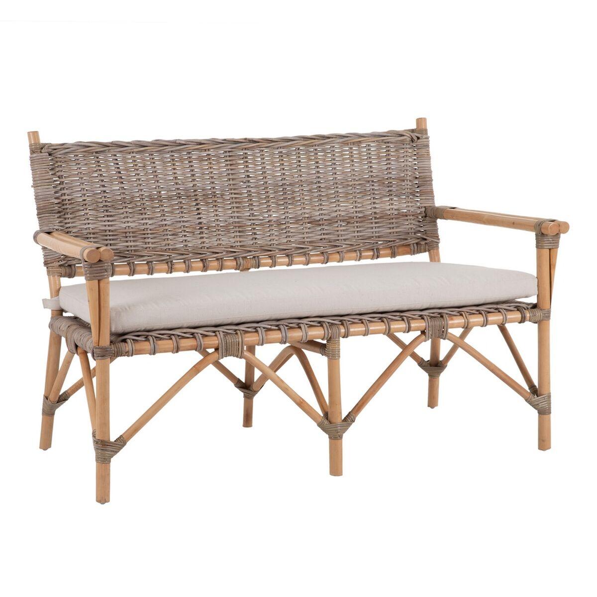 Sofa 124,5 x 70 x 80 cm Natur Rattan