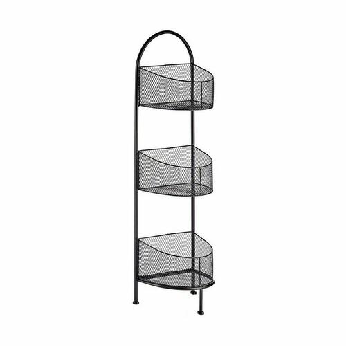 Hylder Sort Metal 21,2 x 97 x 28,5 cm (4 enheder)
