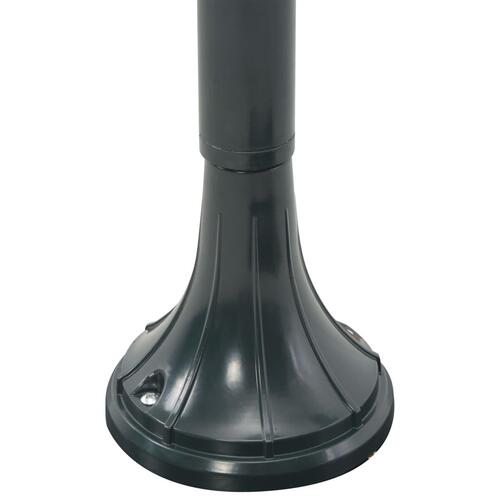 Havestolpelampe E27 120 cm aluminium mørkegrøn