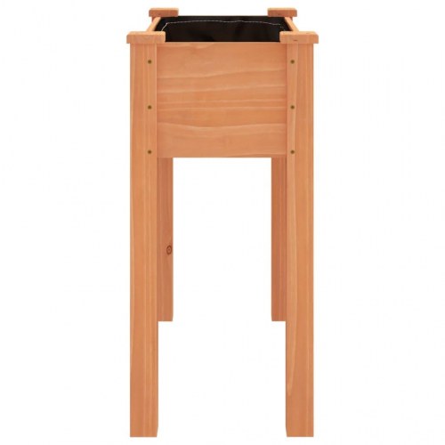 Plantekasse med foring 71 x 37 x 76 cm - brun