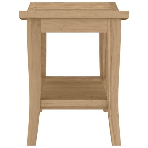 Badeværelsesbord 50x35x45 cm massivt teaktræ