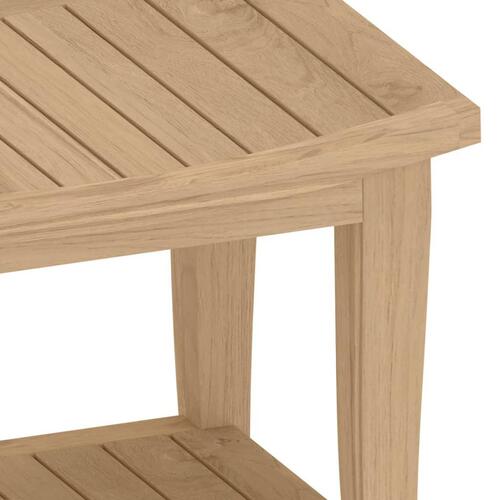 Badeværelsesbord 50x35x45 cm massivt teaktræ