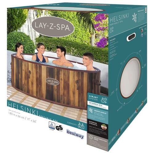 Bestway Lay-Z-Spa oppusteligt spabad Helsinki AirJet
