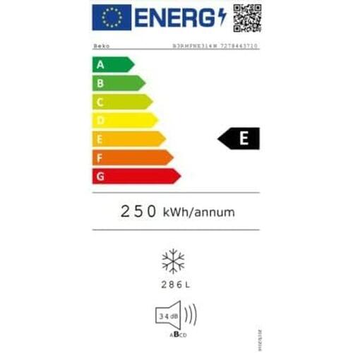 Fryser BEKO B3RMFNE314W Hvid