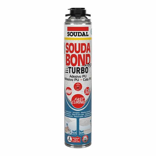 Skum Soudal SoudaBond Turbo Polyuretan Pistol 750 ml