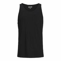 Tank top mænd Jack & Jones Tampa Slub Sort M