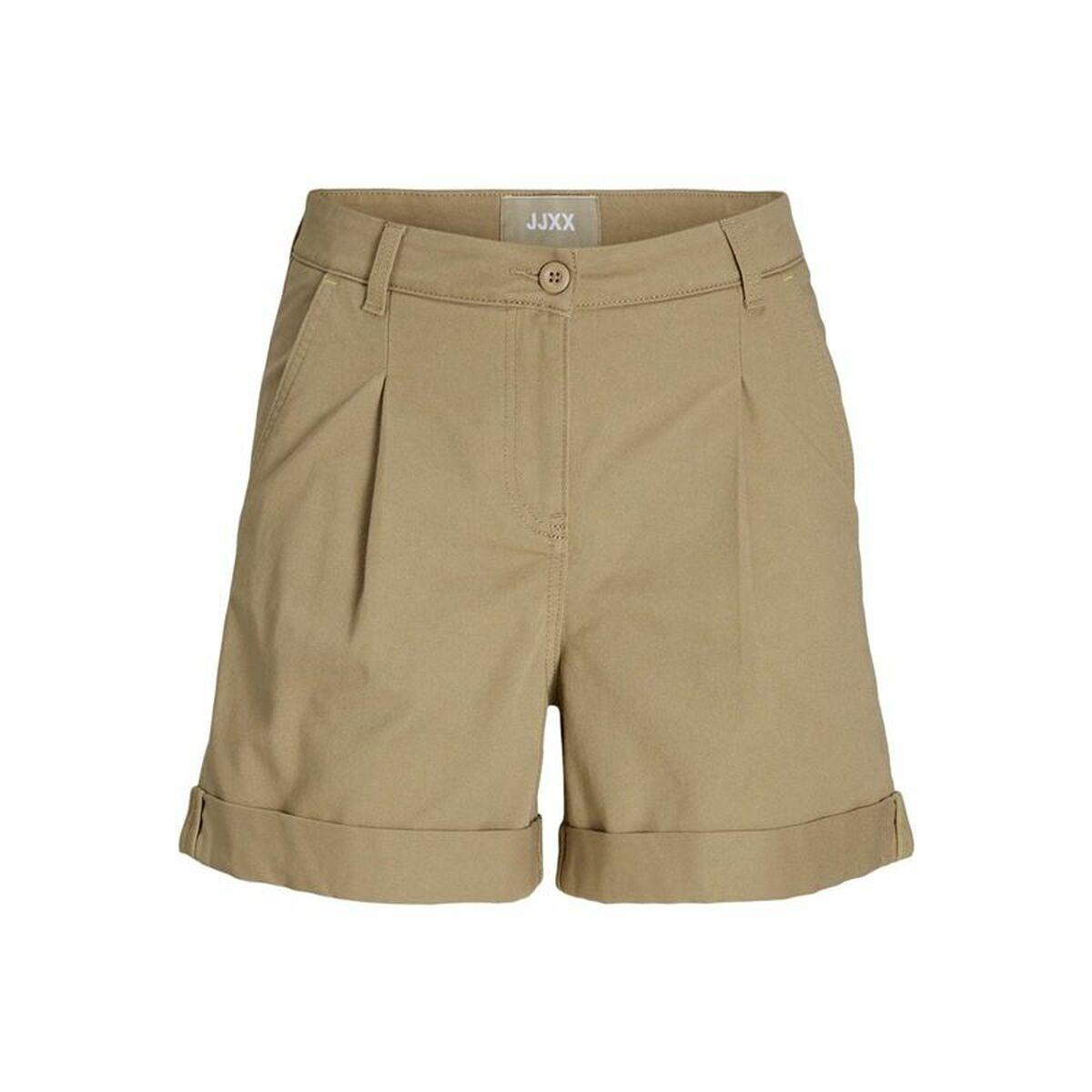 Jack & Jones Jxmaddy Rlx shorts - beige, dame (L)