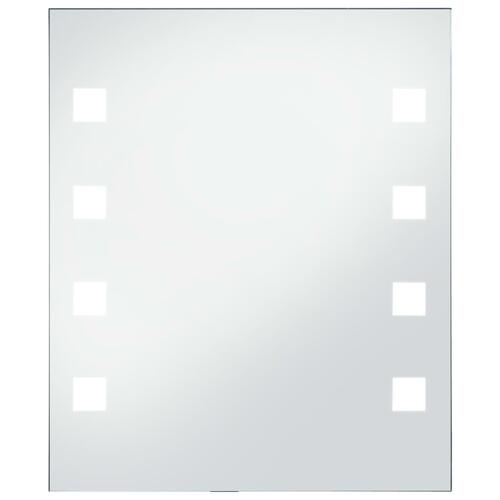 LED-vægspejl til badeværelset 50x60 cm