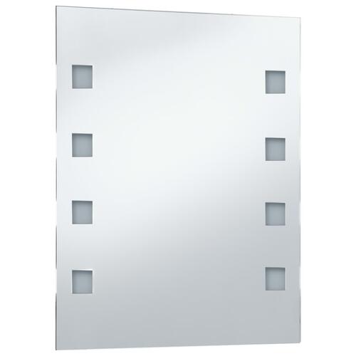 LED-vægspejl til badeværelset 50x60 cm