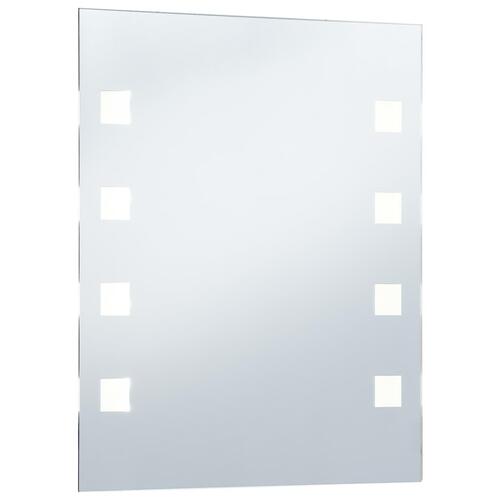 LED-vægspejl til badeværelset 50x60 cm