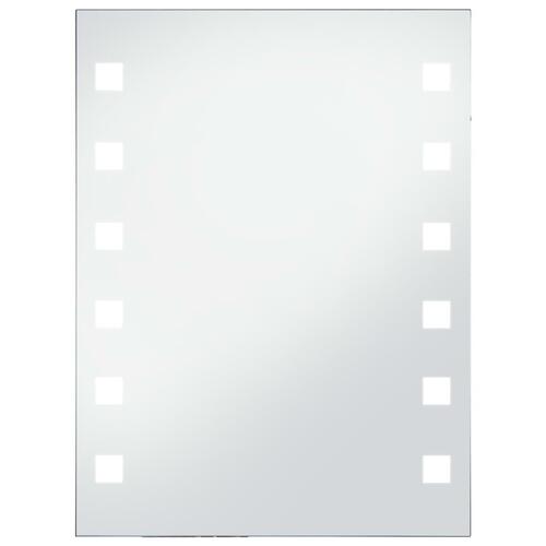 LED-vægspejl til badeværelset 60x80 cm