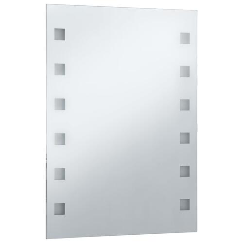 LED-vægspejl til badeværelset 60x80 cm