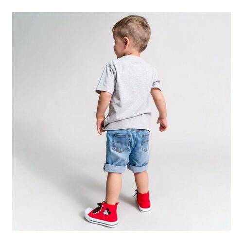 Kortærmet T-shirt Mickey Mouse Grå 3 år