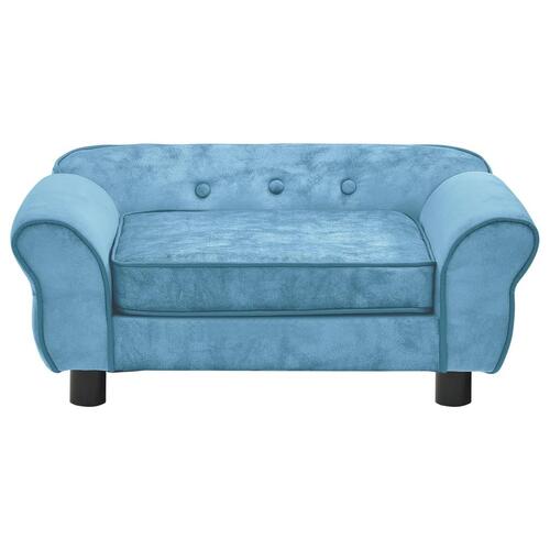 Hundesofa 72x45x30 cm plys turkis