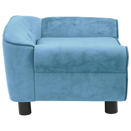 Hundesofa 72x45x30 cm plys turkis