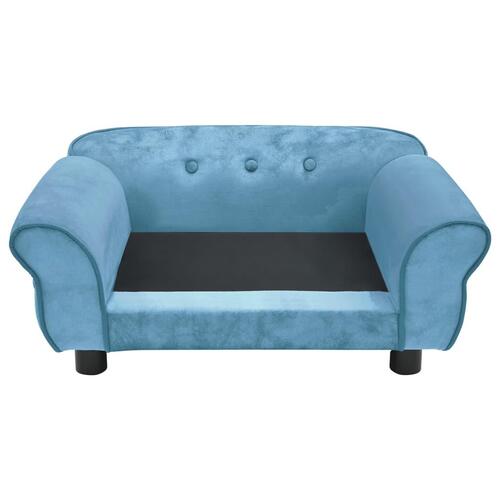 Hundesofa 72x45x30 cm plys turkis