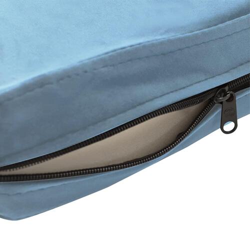 Hundesofa 72x45x30 cm plys turkis