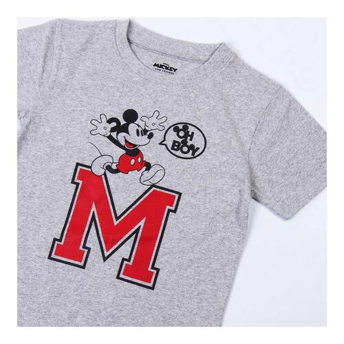 Kortærmet T-shirt Mickey Mouse Grå 4 år