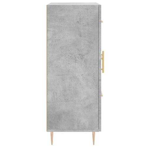 Skænk 69,5x34x90 cm konstrueret træ betongrå