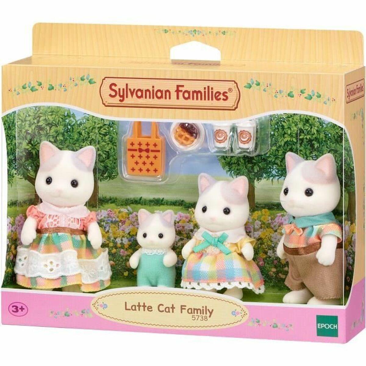 Sylvanian Families Latte Cat Family - dukkehus tilbehør (5738) billede