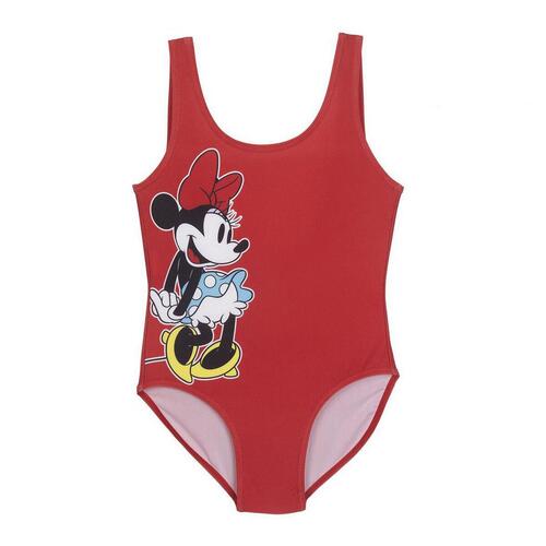 Badedragt til piger Minnie Mouse Rød 8 år