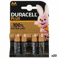 Alkalinebatterier DURACELL Plus Extra LR06 1,5 V (20 enheder)