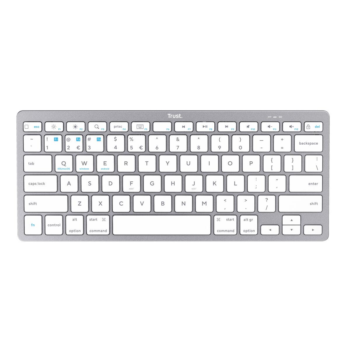 Trådløst tastatur Trust 24653 Qwertz Tysk