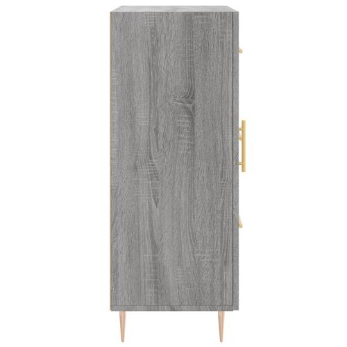 Skænk 69,5x34x90 cm konstrueret træ grå sonoma-eg