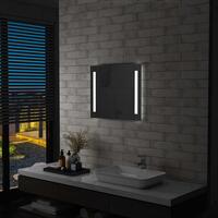 LED-vægspejl til badeværelset 60x50 cm