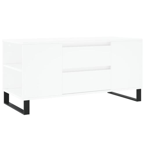 Sofabord 102x44,5x50 cm konstrueret træ hvid