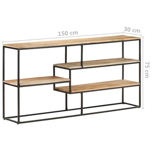 Skænk 150x30x75 cm ru mangotræ