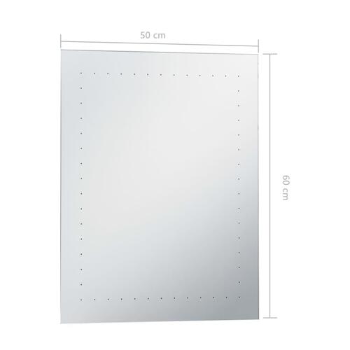 LED-vægspejl til badeværelset 50x60 cm