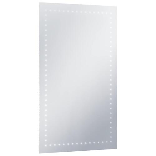 LED-vægspejl til badeværelset 60x100 cm