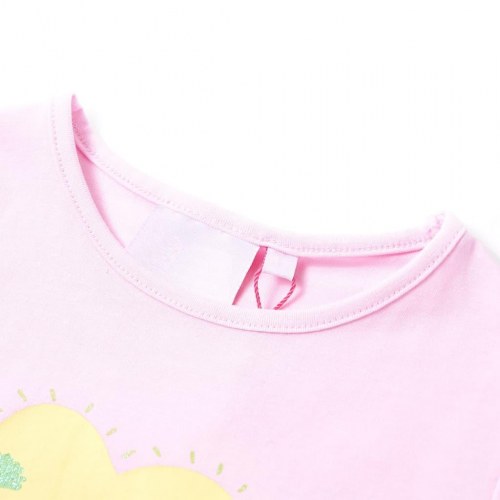 T-shirt til børn str. 140 lyserød