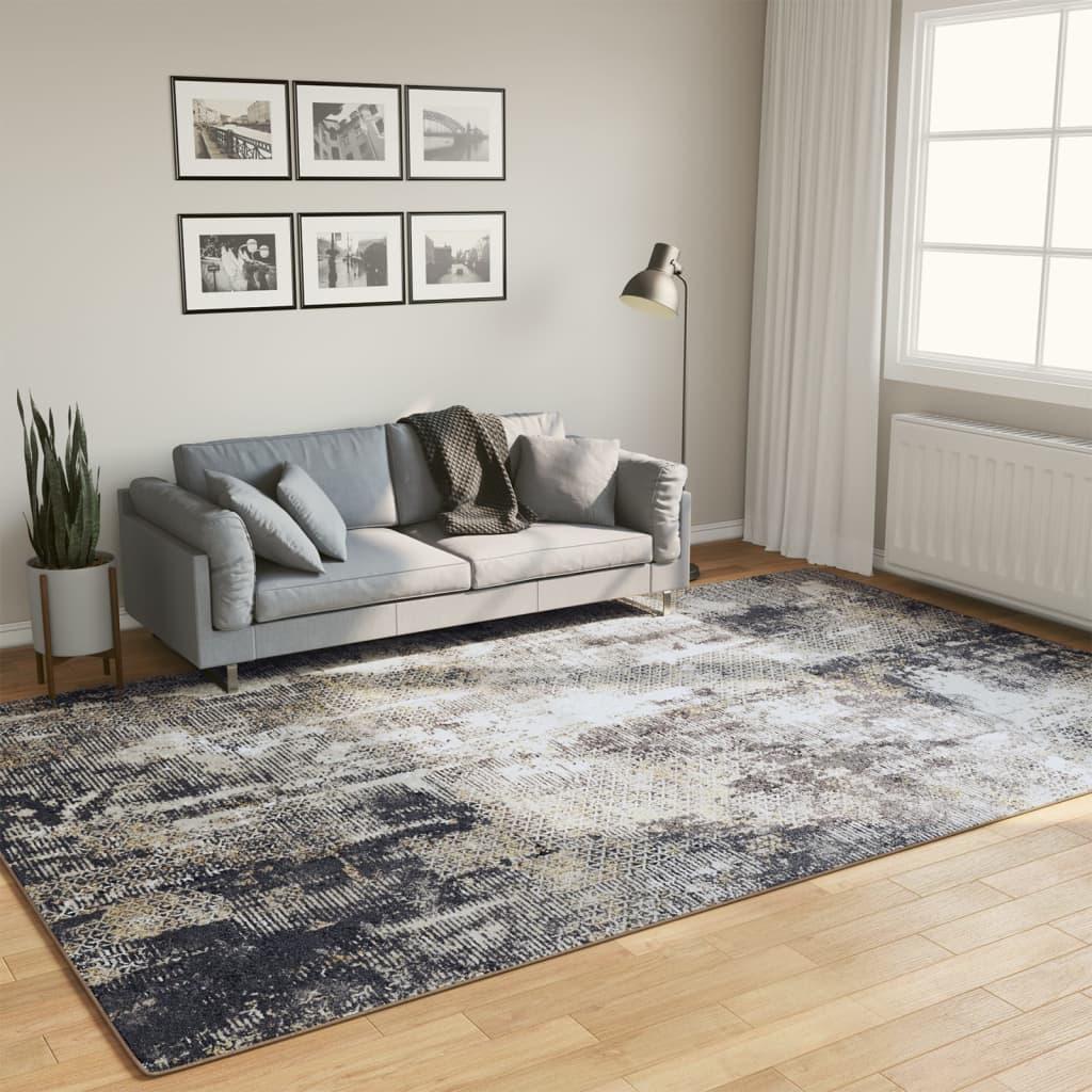 Gulvtæppe 190x300 cm vaskbart og skridsikkert flerfarvet