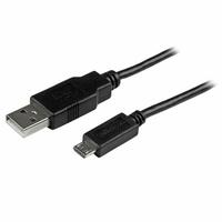 Kabel Micro USB Startech USBAUB3MBK 3 m Sort