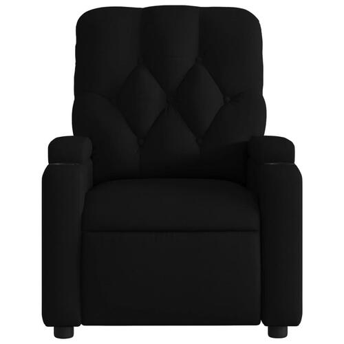 Eldrevet massagestol stof sort