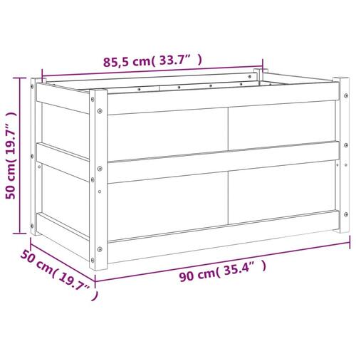 Plantekasse 90x50x50 cm massivt douglasgran