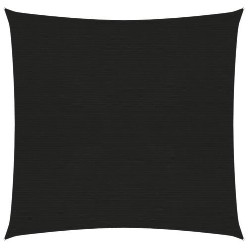 Solsejl 2x2 m 160 g/m² HDPE sort