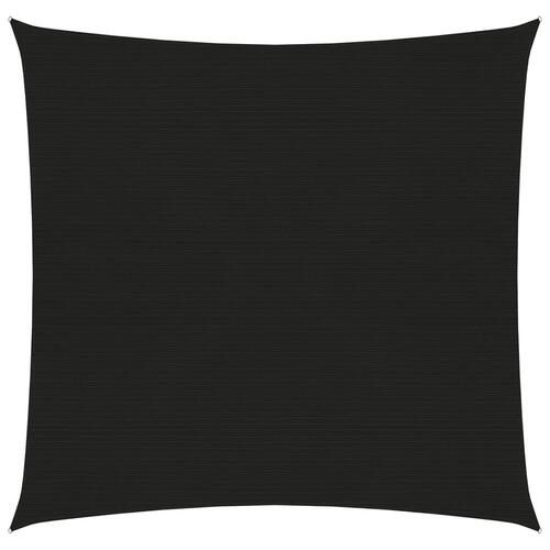 Solsejl 2,5x2,5 m 160 g/m² HDPE sort