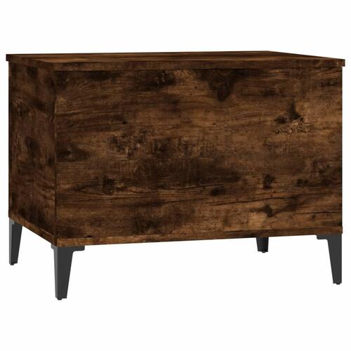 Sofabord 60x44,5x45 cm konstrueret træ røget egetræsfarve