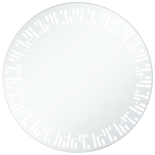 Badeværelsesspejl med LED-lys 80 cm