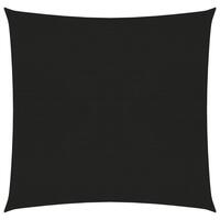Solsejl 4,5x4,5 m 160 g/m² HDPE sort