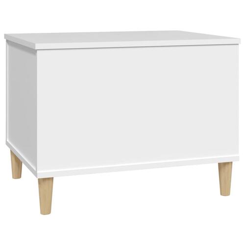 Sofabord 60x44,5x45 cm konstrueret træ hvid